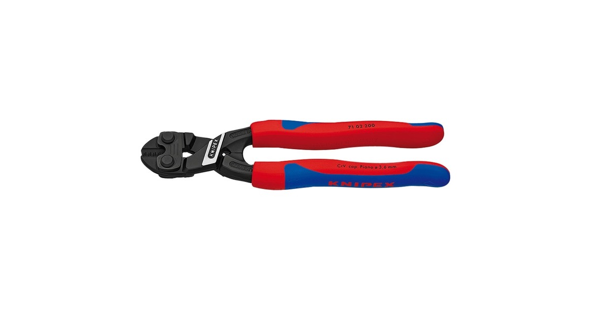 KNIPEX Kompakt-Bolzenschneider CoBolt 71 02 200 , Schneid-Zange