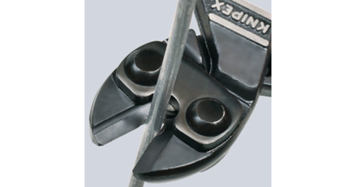 KNIPEX Kompakt-Bolzenschneider CoBolt 71 22 200 , Schneid-Zange(mit Öffnungsfeder und Verriegelung)