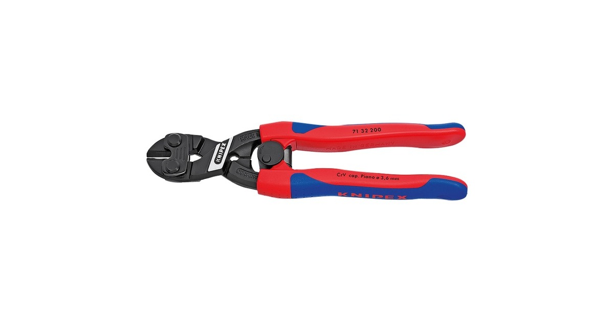 KNIPEX Kompakt-Bolzenschneider CoBolt 71 32 200 , Schneid-Zange