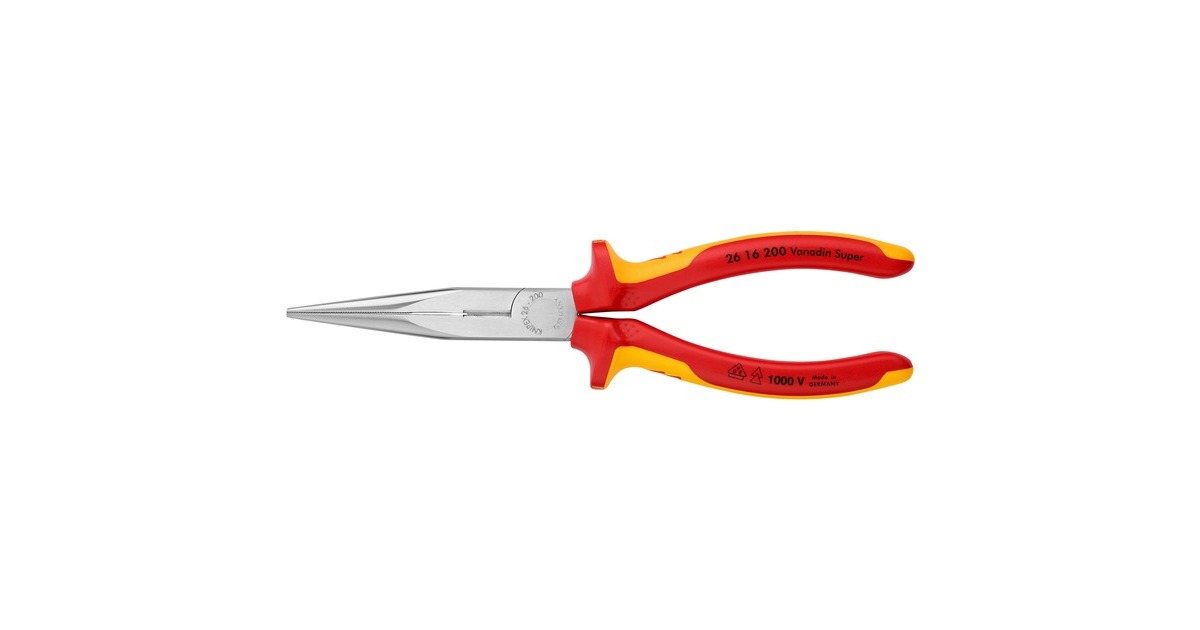 KNIPEX Kompakt-Box 00 20 15 , Zangen-Set(rot/gelb, in hochwertigem Kunststoffkoffer)