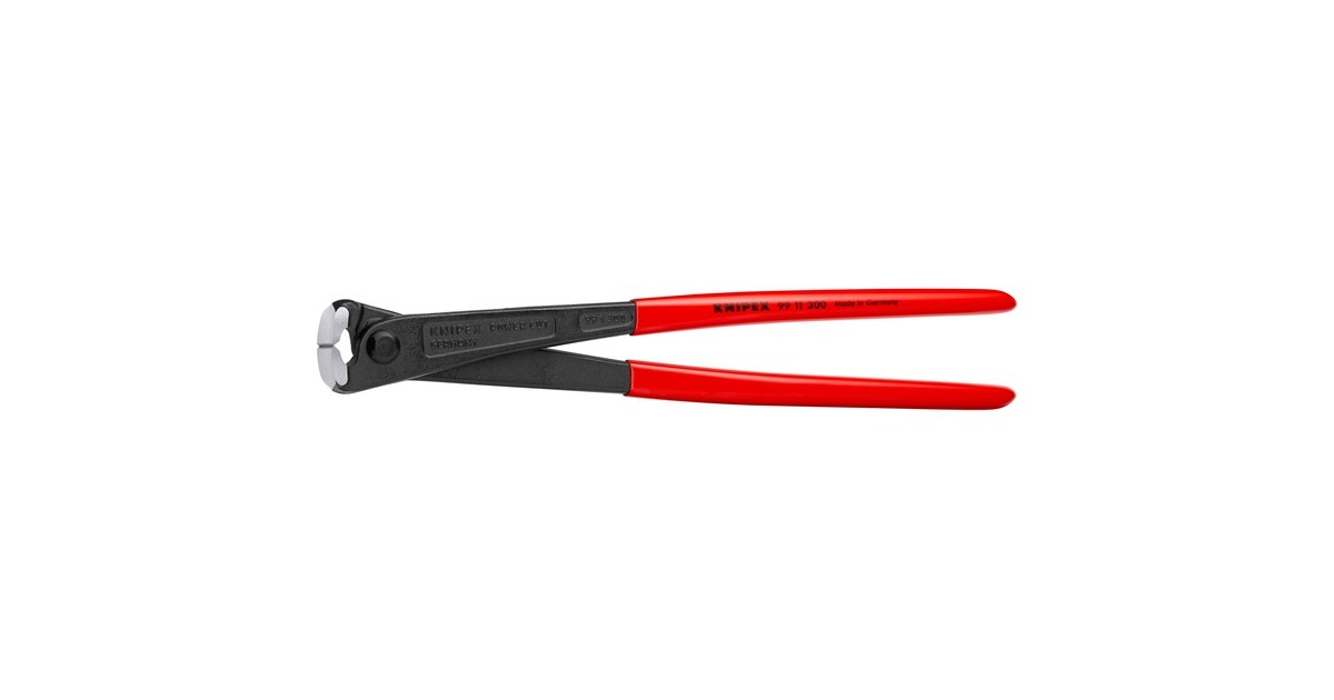 KNIPEX Kraft-Monierzange 99 11 300, Kneif- / Monierzange(rot, Länge 300mm, hochübersetzt) KNIPEX Kraft-Monierzange 99 11 300, Kneif- / Monierzange(rot, Länge 300mm, hochübersetzt)