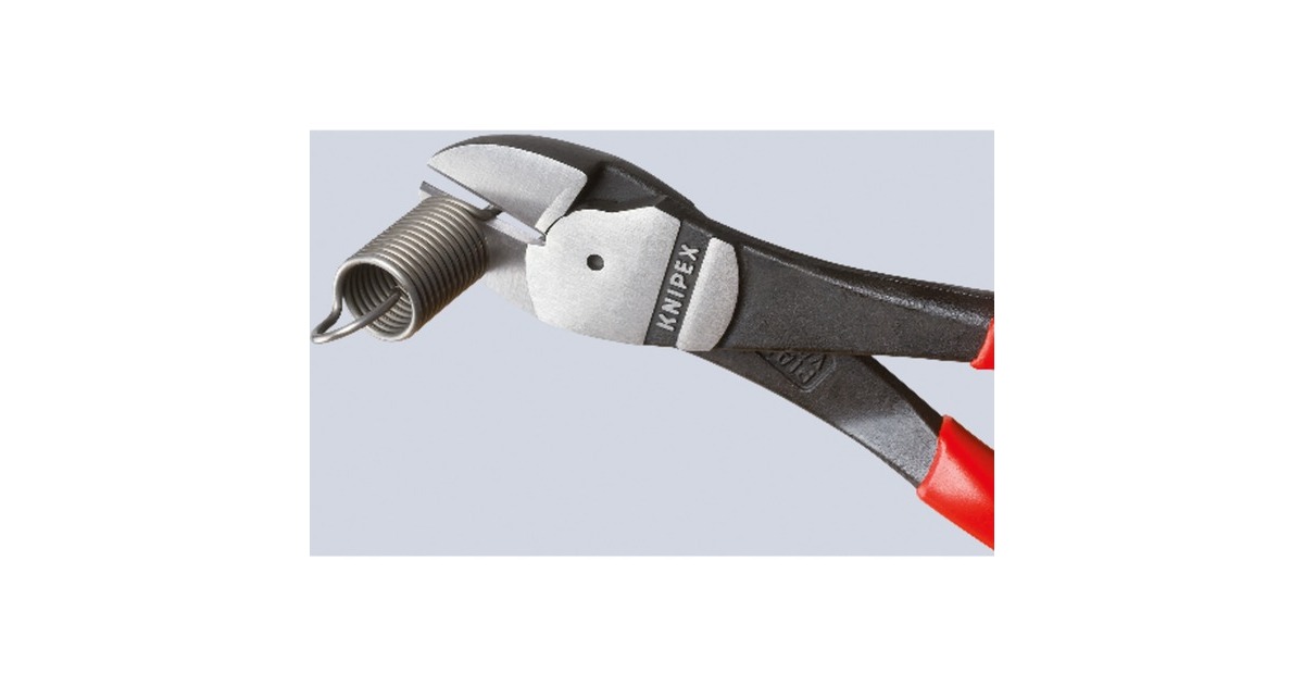 KNIPEX Kraft-Seitenschneider 74 01 200, Schneid-Zange(rot)