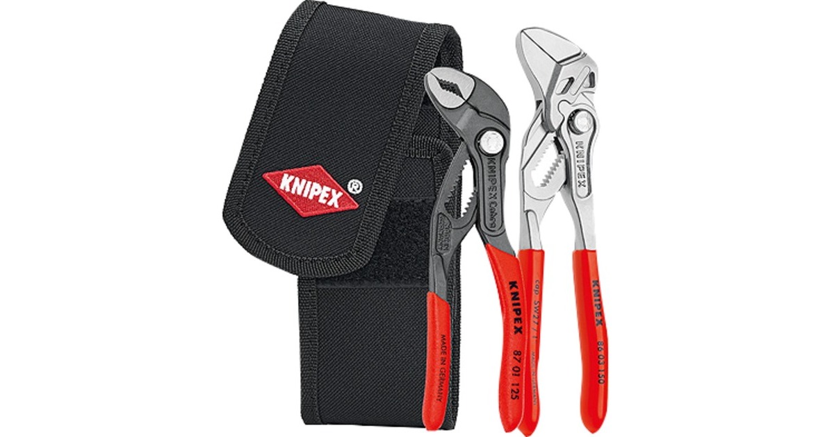 KNIPEX Mini-Zangenset 002072V01, 2-teilig, Zangen-Set(rot/schwarz, in Werkzeug-Gürteltasche) KNIPEX Mini-Zangenset 002072V01, 2-teilig, Zangen-Set(rot/schwarz, in Werkzeug-Gürteltasche)