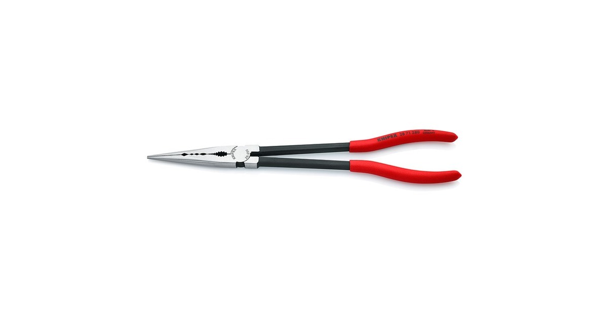 KNIPEX Montierzange gerade, 2871280, Greifzange(rot/schwarz) KNIPEX Montierzange gerade, 2871280, Greifzange(rot/schwarz)