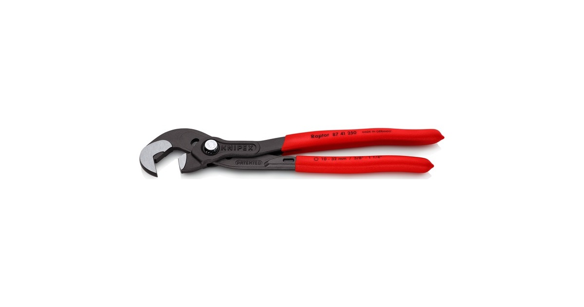 KNIPEX Raptor 87 41 250, Zange(Schraubzange, 10 - 32mm Schlüsselweite)