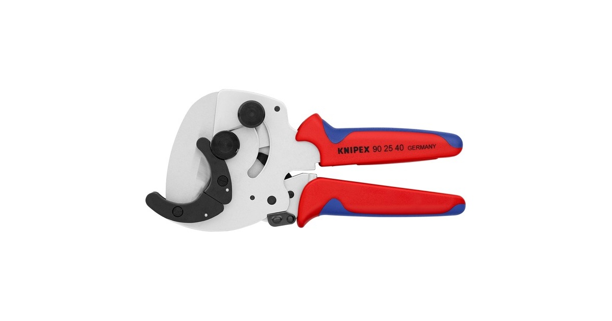 KNIPEX Rohrschneider 90 25 40(rot/blau, für Verbund- und Kunststoffrohre) KNIPEX Rohrschneider 90 25 40(rot/blau, für Verbund- und Kunststoffrohre)