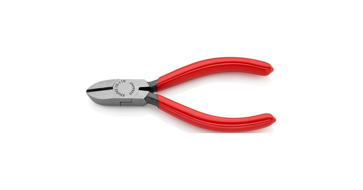 KNIPEX Seitenschneider 70 01 110, Schneid-Zange(rot, Länge 110mm)