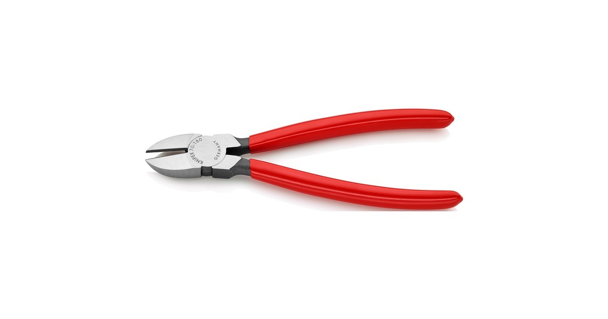 KNIPEX Seitenschneider 70 01 180, Schneid-Zange(rot, Länge 180mm)