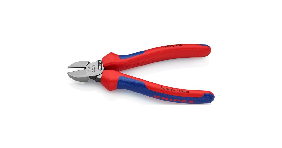 KNIPEX Seitenschneider 70 02 160, Schneid-Zange(20 % höhere Schnittkraft als das Vorgängermodell)