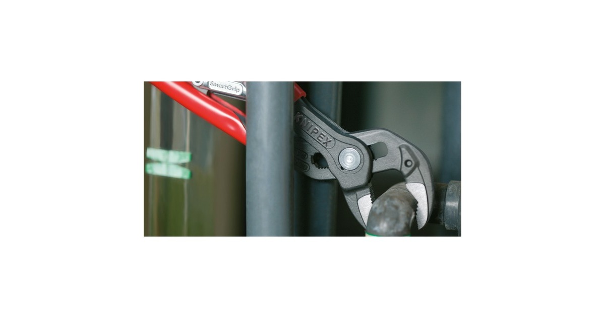 KNIPEX SmartGrip 85 01 250 , Rohr- / Wasserpumpen-Zange(gezahnte Griffflächen)