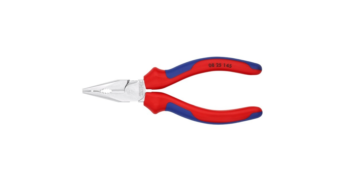 KNIPEX Spitz-Kombizange 0825145(rot/blau)