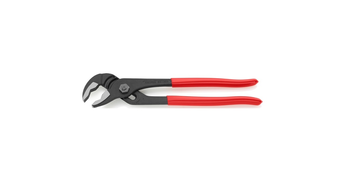 KNIPEX Wasserpumpenzange 89 01 250, Rohr- / Wasserpumpen-Zange(rot/schwarz, mit Rillengelenk)