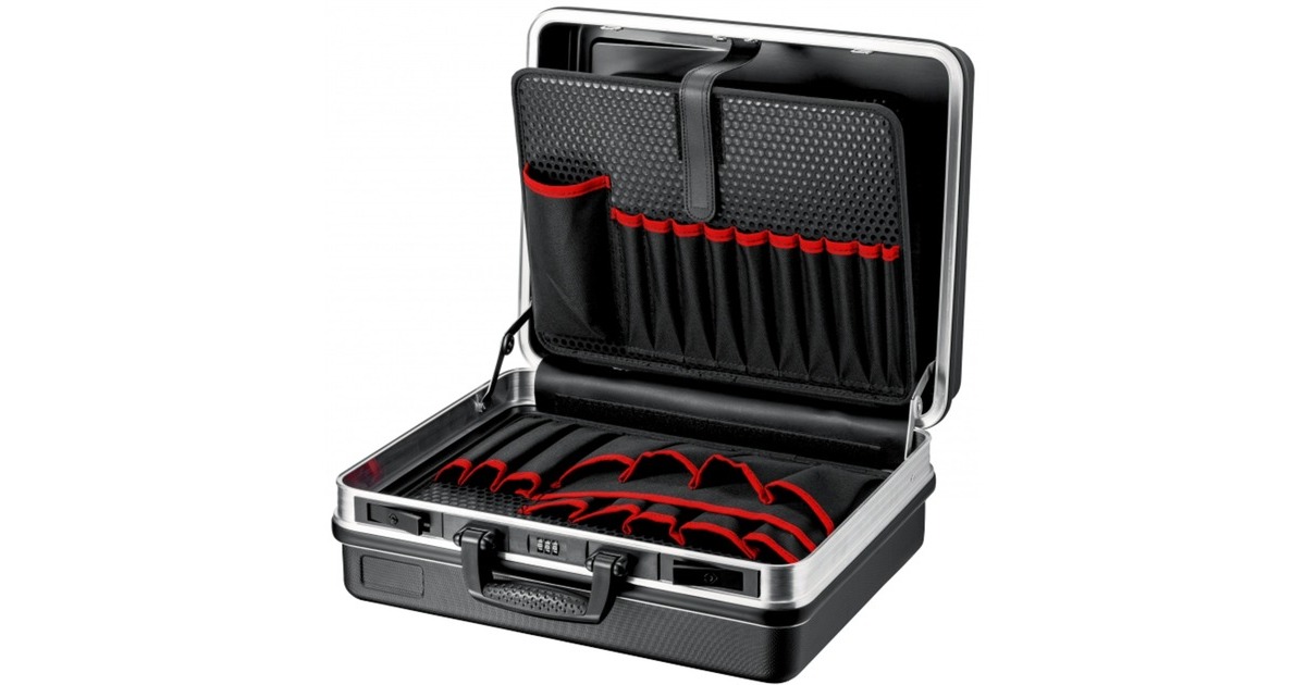 KNIPEX Werkzeugkoffer "Basic" 00 21 05 LE , Werkzeugkiste(umlaufender Alu-Rahmen)