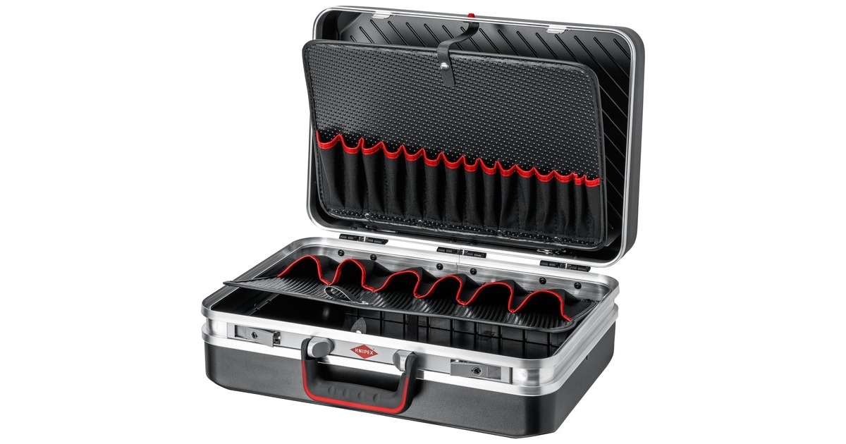 KNIPEX Werkzeugkoffer "Vision24" Elektro, Werkzeug-Set(schwarz, 20-teilig)