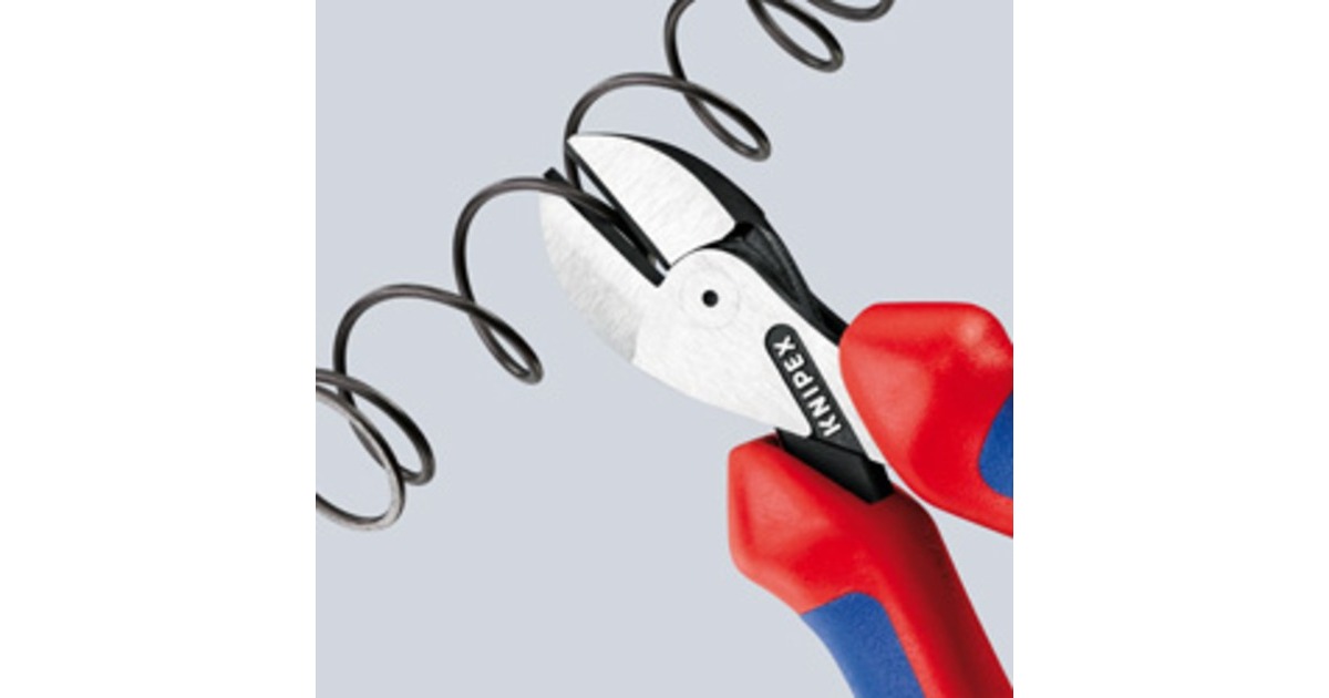 KNIPEX X-Cut Kompakt-Seitenschneider 73 02 160, Schneid-Zange(doppelt gelagerte Gelenkachse)