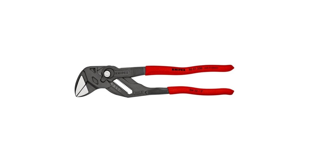 KNIPEX Zangenschlüssel 86 01 250(rot, Länge 250m, 19-fach einstellbar)