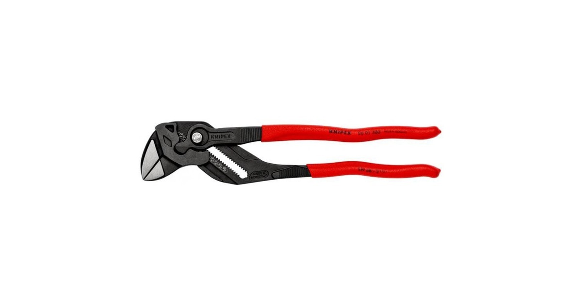 KNIPEX Zangenschlüssel 86 01 300(rot, Länge 300m, 24-fach einstellbar)
