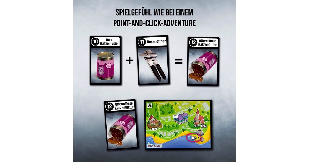 KOSMOS Adventure Games - Die drei ???: Das Geheimnis der Statue, Brettspiel