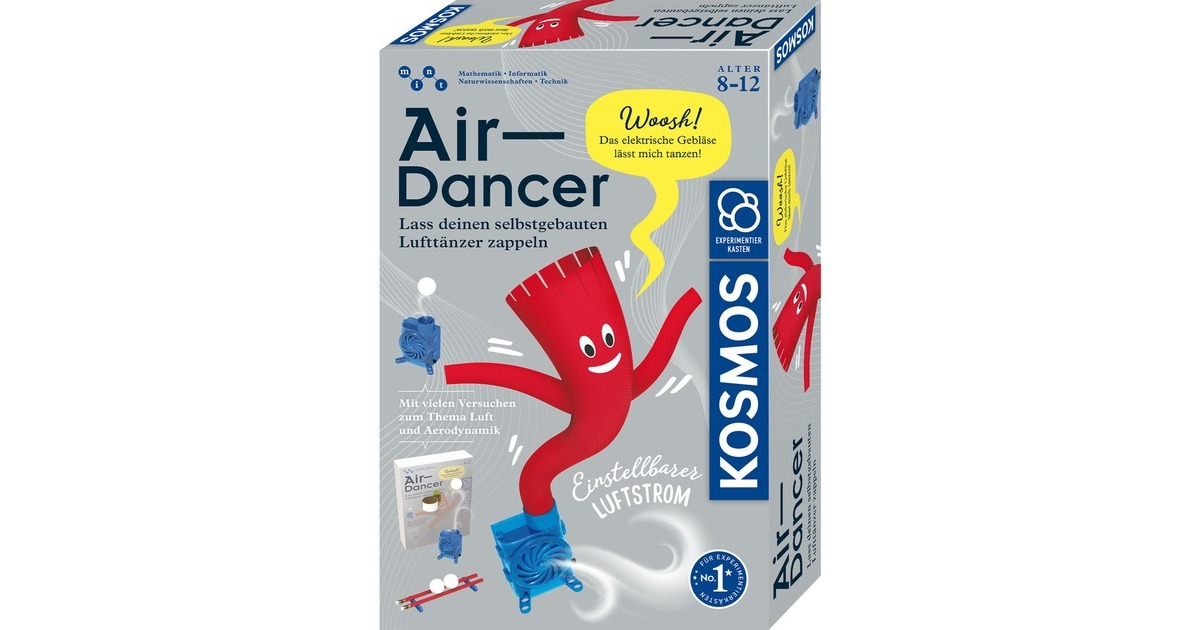 KOSMOS Air Dancer, Experimentierkasten(Lass deinen selbstgebauten Lufttänzer zappeln)