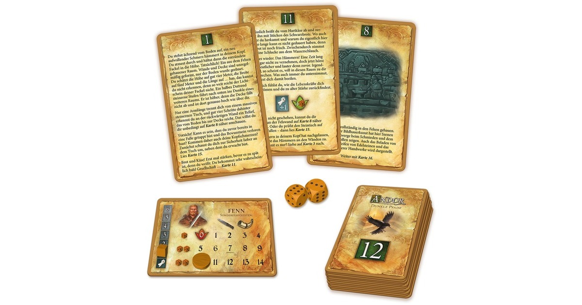 KOSMOS Andor StoryQuest - Dunkle Pfade, Kartenspiel