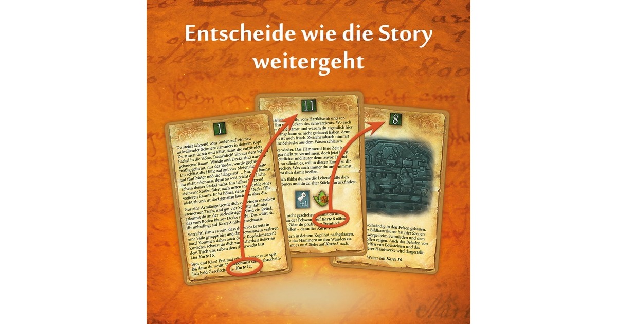 KOSMOS Andor StoryQuest - Dunkle Pfade, Kartenspiel