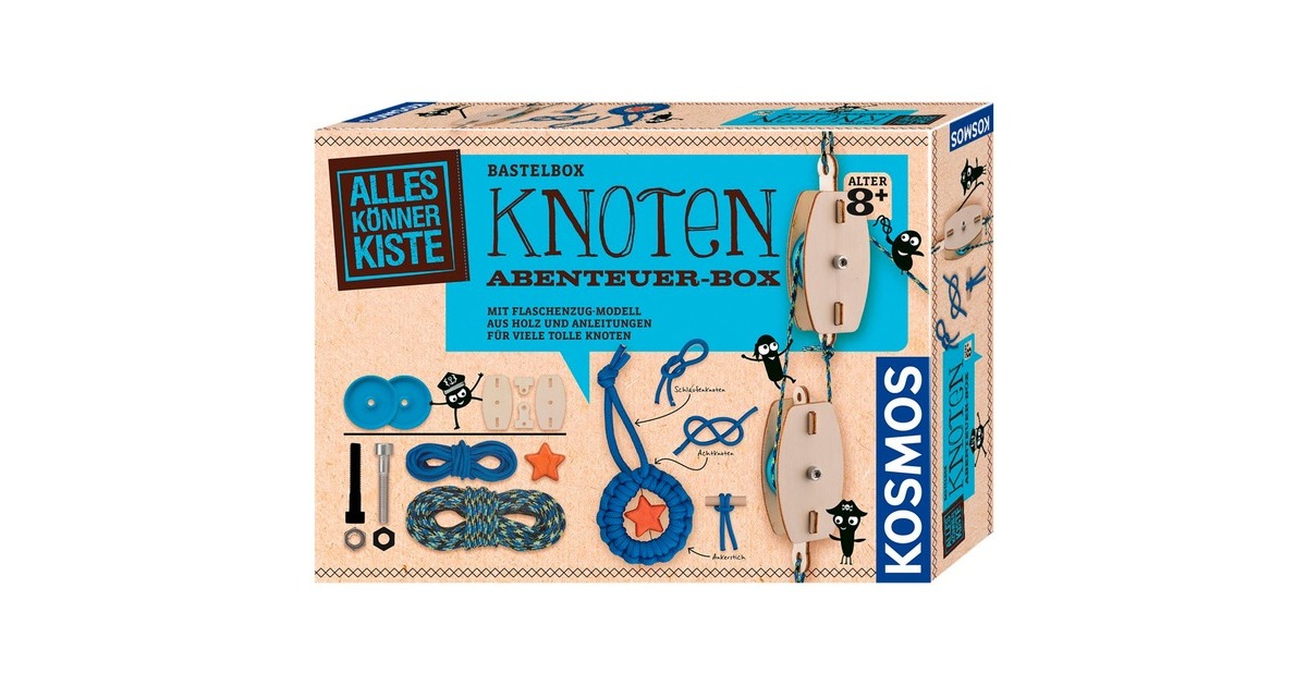 KOSMOS Bastelbox Knoten Abenteuer-Box, Basteln