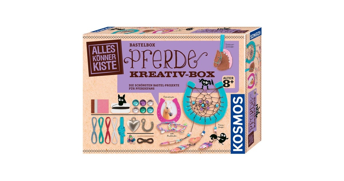 KOSMOS Bastelbox Pferde Kreativbox, Basteln