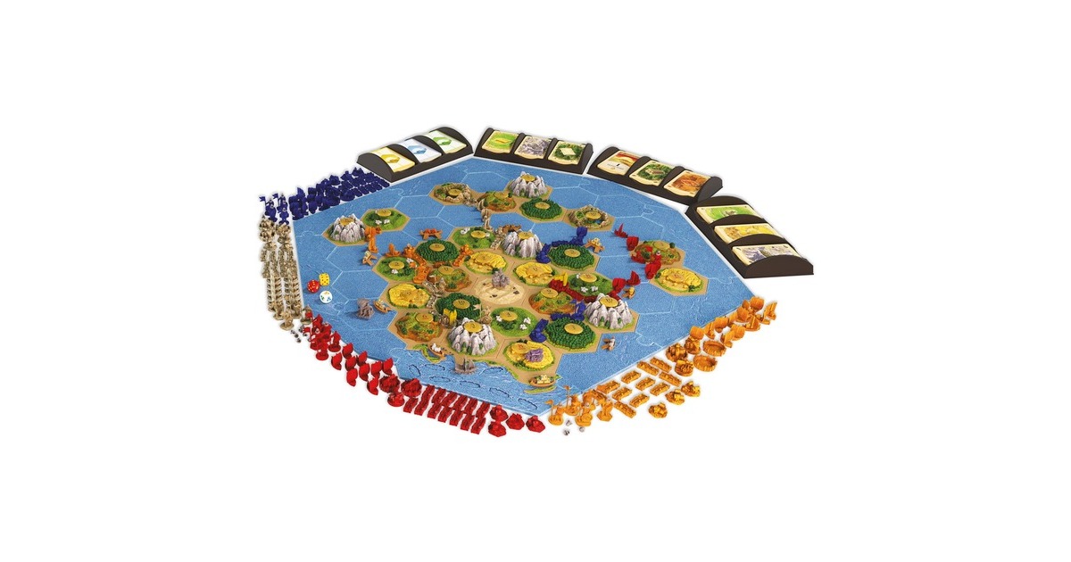 KOSMOS CATAN 3D - Seefahrer + Städte & Ritter, Brettspiel(Erweiterung)