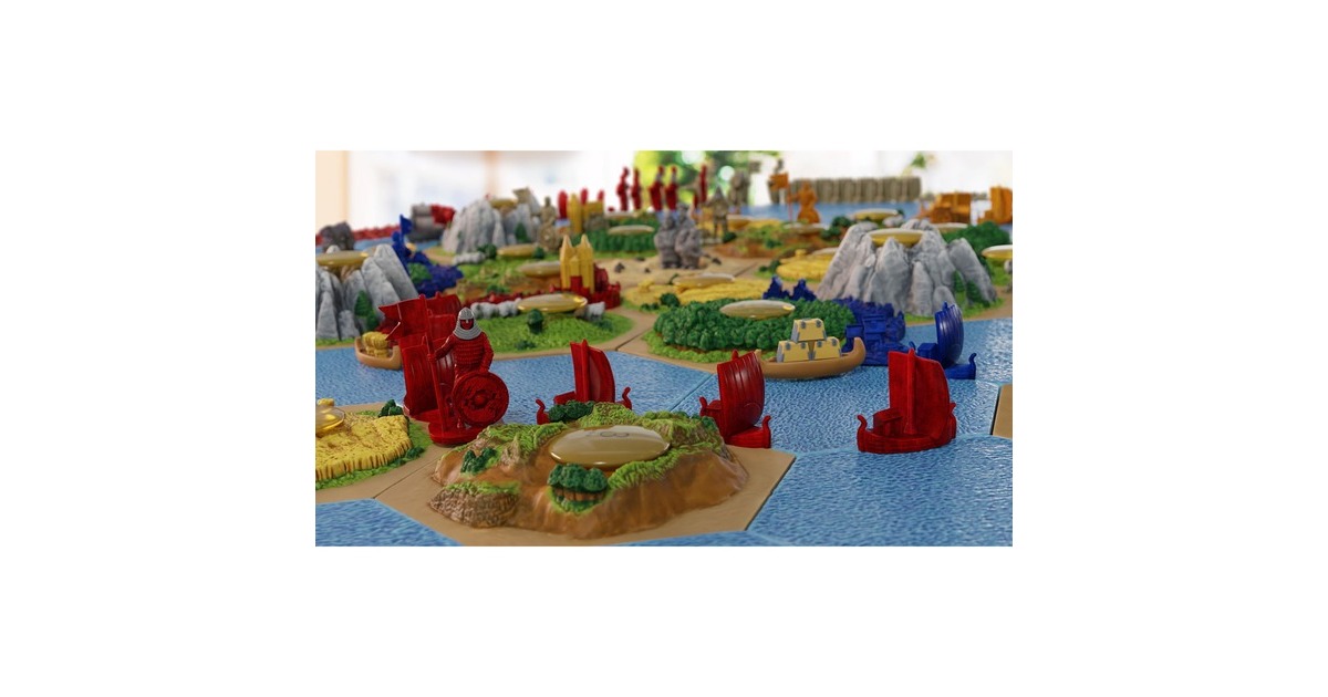 KOSMOS CATAN 3D - Seefahrer + Städte & Ritter, Brettspiel(Erweiterung)