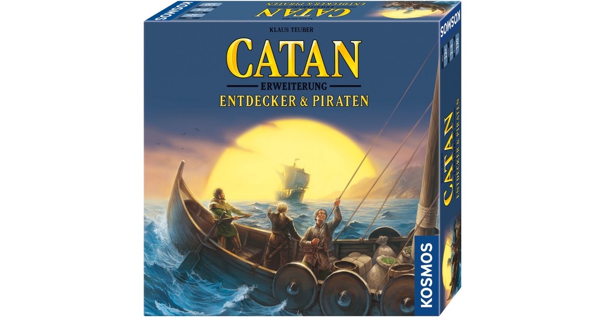 KOSMOS CATAN - Entdecker & Piraten, Brettspiel(Erweiterung) KOSMOS CATAN - Entdecker & Piraten, Brettspiel(Erweiterung)
