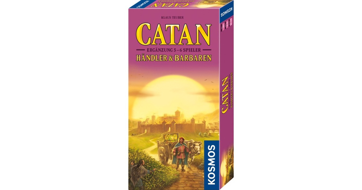 KOSMOS CATAN - Händler & Barbaren Ergänzung 5-6 Spieler, Brettspiel(Erweiterung) KOSMOS CATAN - Händler & Barbaren Ergänzung 5-6 Spieler, Brettspiel(Erweiterung)
