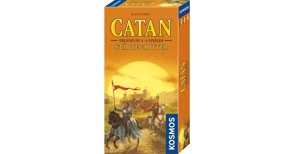 KOSMOS CATAN - Städte & Ritter Ergänzung 5-6 Spieler, Brettspiel(Erweiterung)
