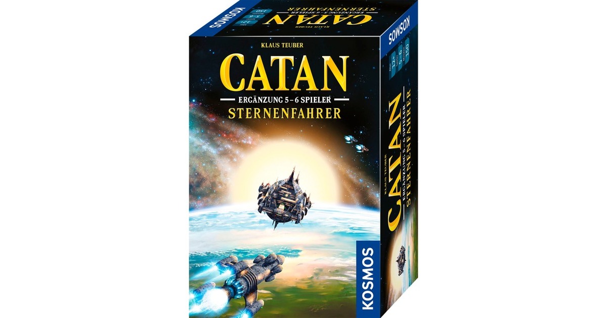 KOSMOS CATAN - Sternenfahrer Ergänzung für 5-6 Spieler, Brettspiel