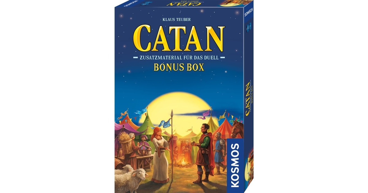 KOSMOS CATAN - Zusatzmaterial für Das Duell, Kartenspiel(Bonus Box)