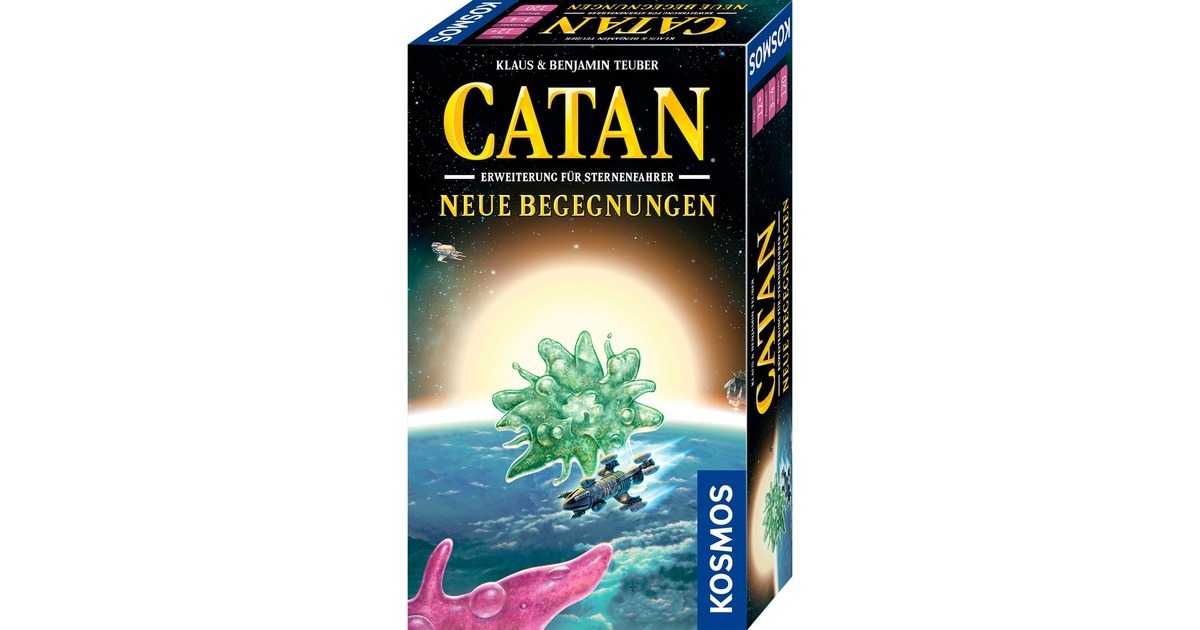 KOSMOS CATAN- Sternenfahrer: Neue Begegnungen, Brettspiel(Erweiterung)