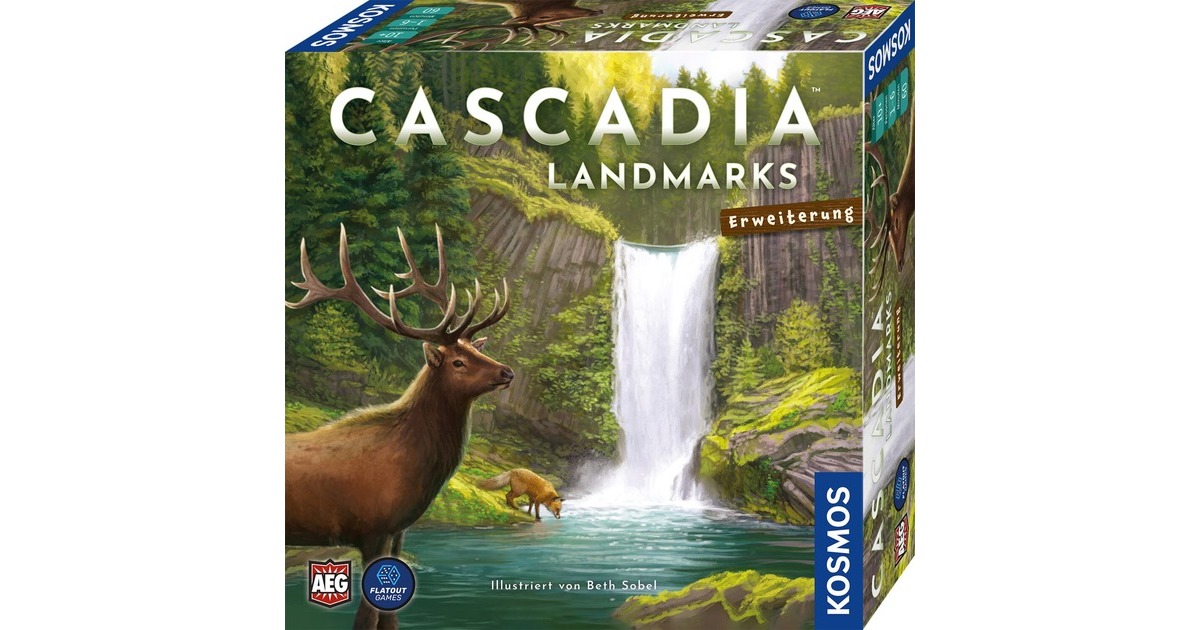 KOSMOS Cascadia Landmarks, Brettspiel(Erweiterung) KOSMOS Cascadia Landmarks, Brettspiel(Erweiterung)