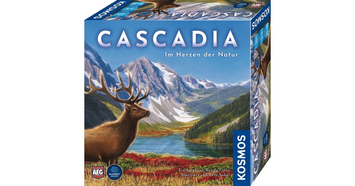 KOSMOS Cascadia - im Herzen der Natur, Gesellschaftsspiel(Spiel des Jahres 2022) KOSMOS Cascadia - im Herzen der Natur, Gesellschaftsspiel(Spiel des Jahres 2022)