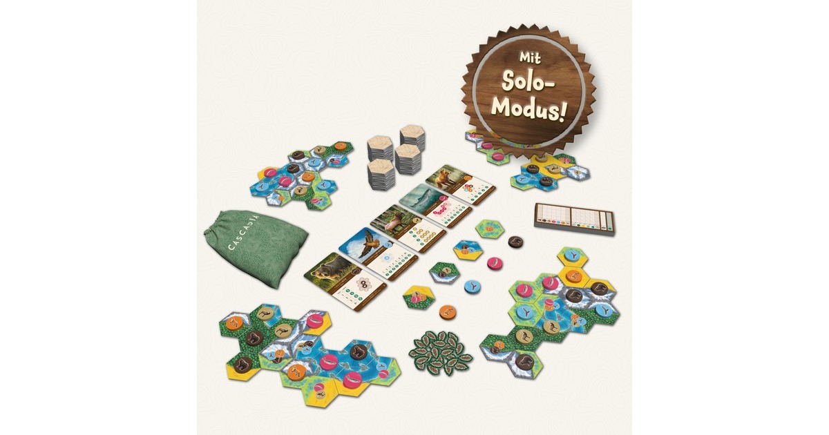 KOSMOS Cascadia - im Herzen der Natur, Gesellschaftsspiel(Spiel des Jahres 2022)