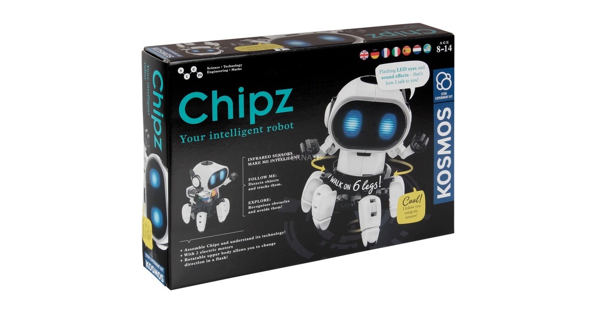 KOSMOS Chipz 12L, Experimentierkasten(mehrsprachige Version)