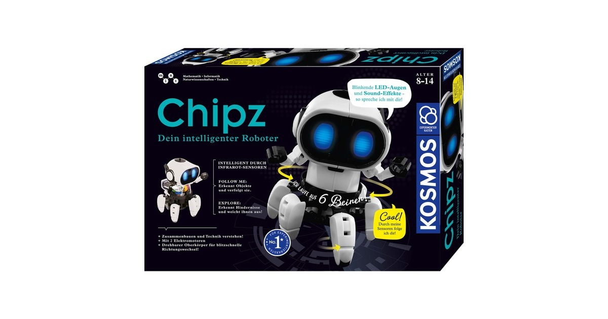 KOSMOS Chipz - Dein intelligenter Roboter, Experimentierkasten