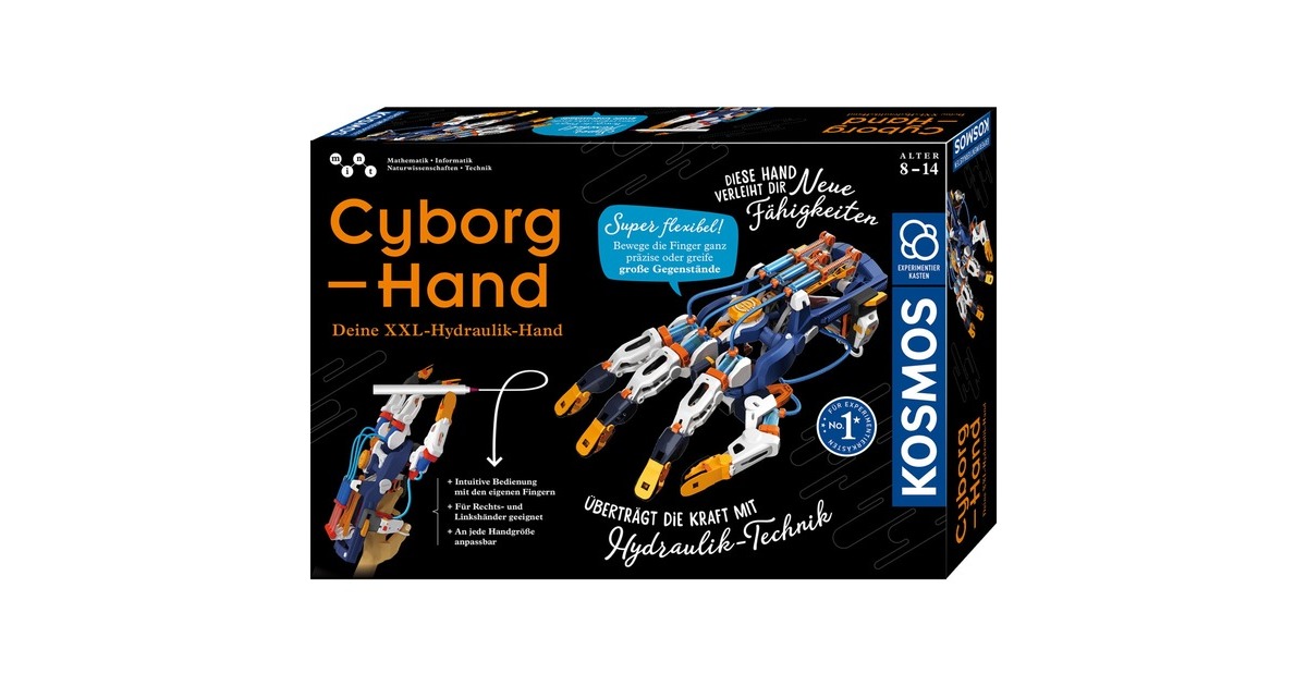 KOSMOS Cyborg-Hand, Experimentierkasten