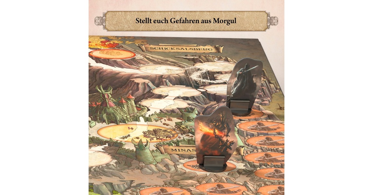 KOSMOS Der Herr der Ringe - Gemeinsam zum Schicksalsberg, Brettspiel