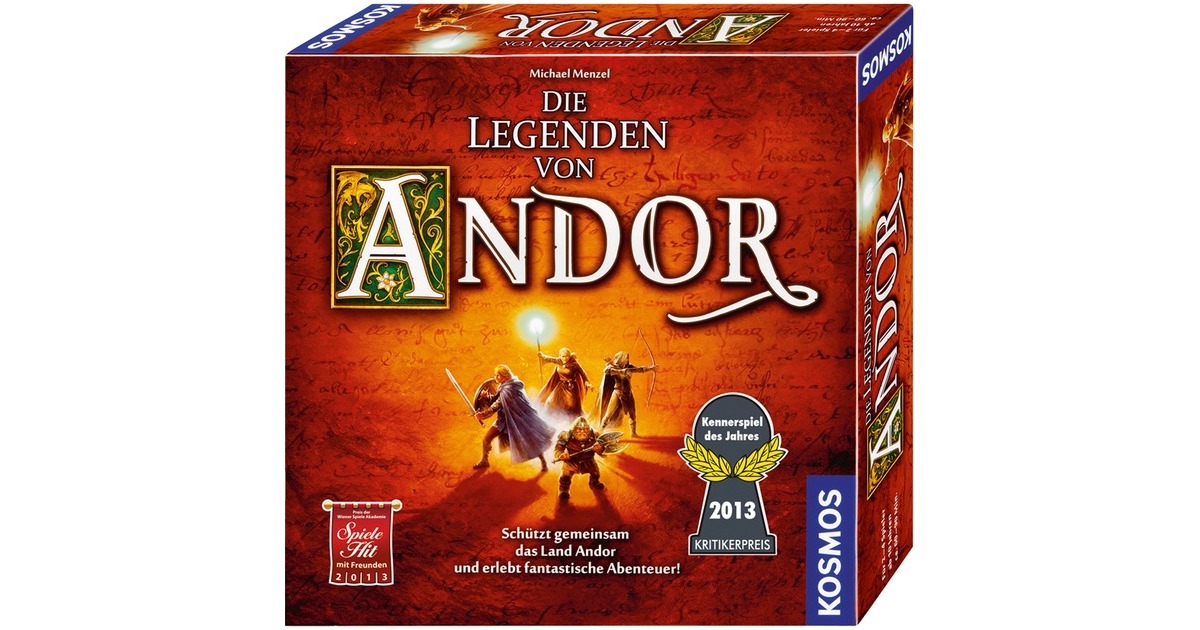 KOSMOS Die Legenden von Andor, Brettspiel(Kennerspiel des Jahres 2013) KOSMOS Die Legenden von Andor, Brettspiel(Kennerspiel des Jahres 2013)
