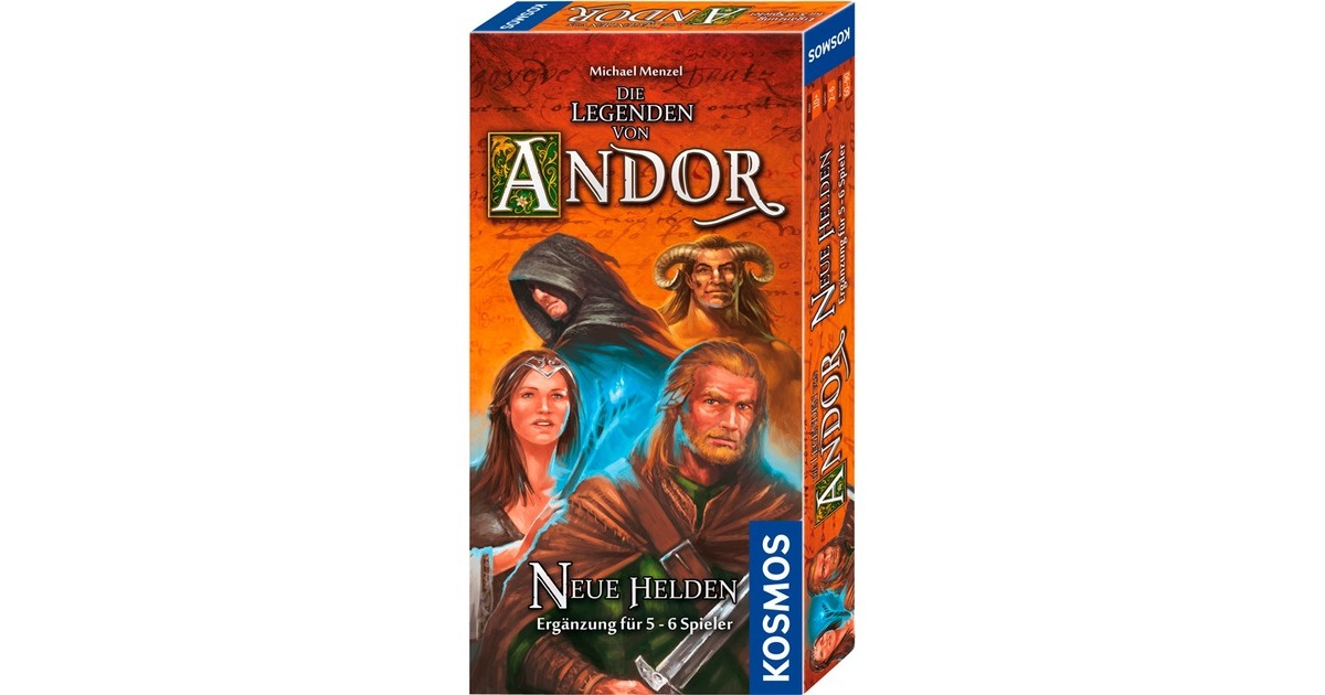KOSMOS Die Legenden von Andor - Neue Helden 5-6 Spieler, Brettspiel(Erweiterung) KOSMOS Die Legenden von Andor - Neue Helden 5-6 Spieler, Brettspiel(Erweiterung)