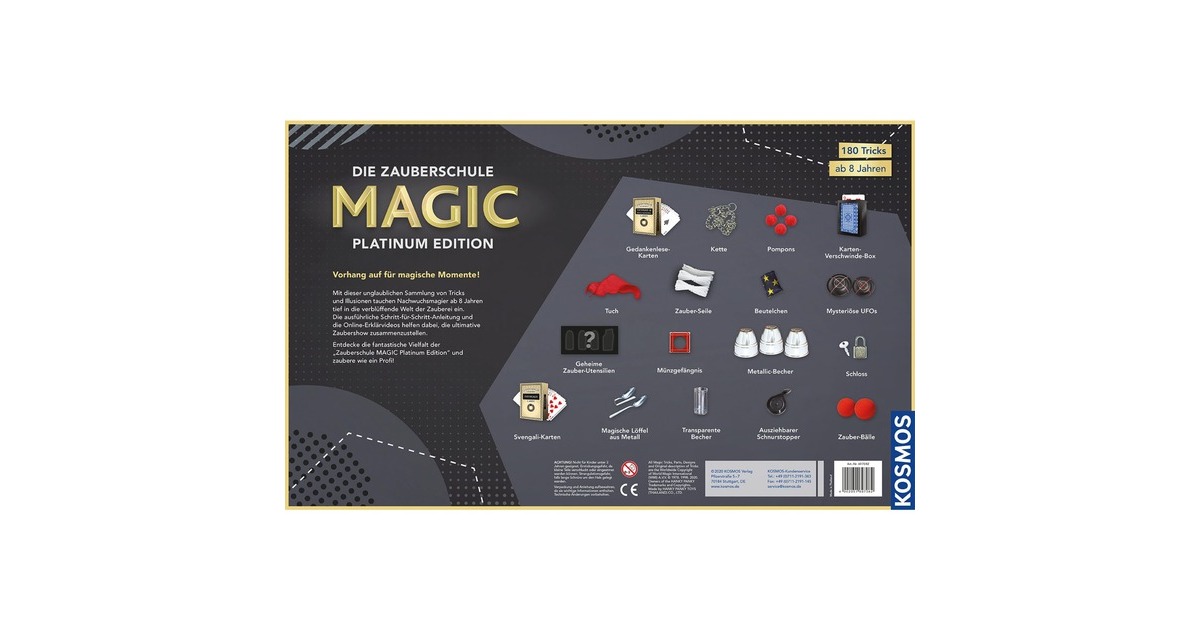 KOSMOS Die Zauberschule Magic - Platinum Edition, Zauberkasten