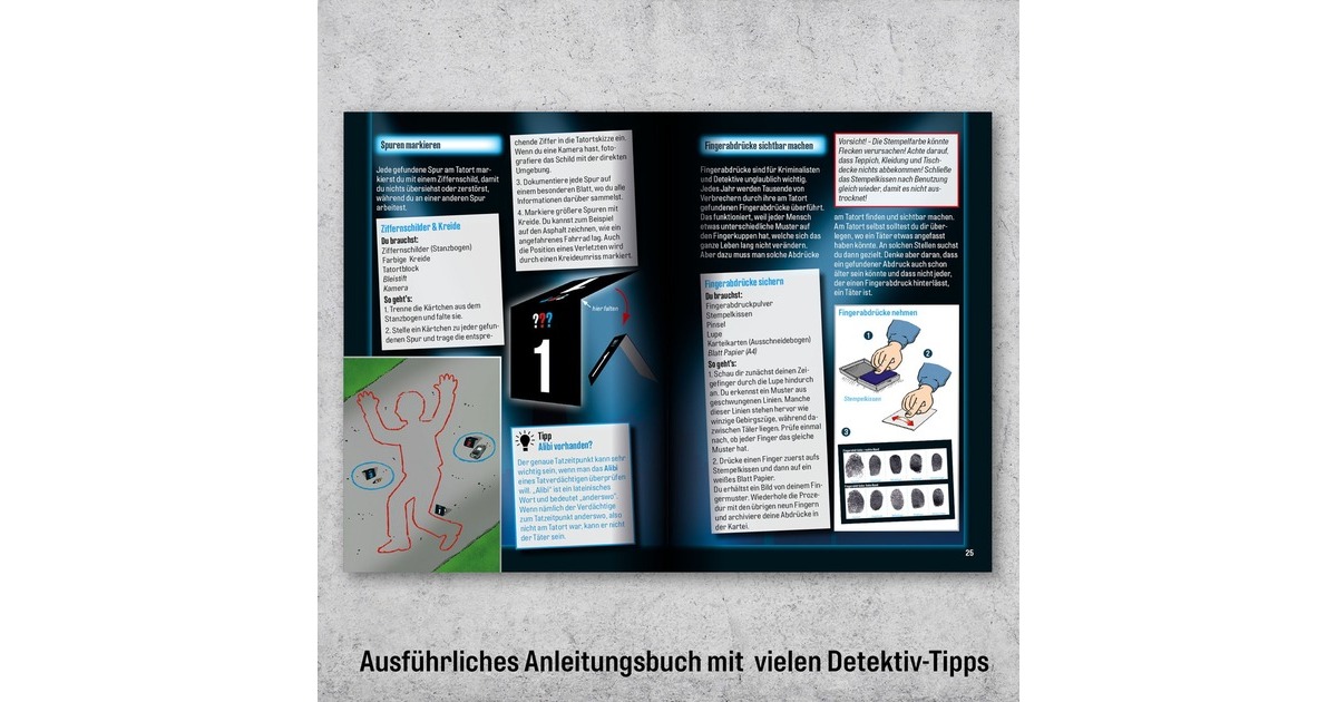 KOSMOS Die drei ??? Detektiv-Koffer, Detektiv-Sets(Komplettausrüstung für Nachwuchs-Detektive)