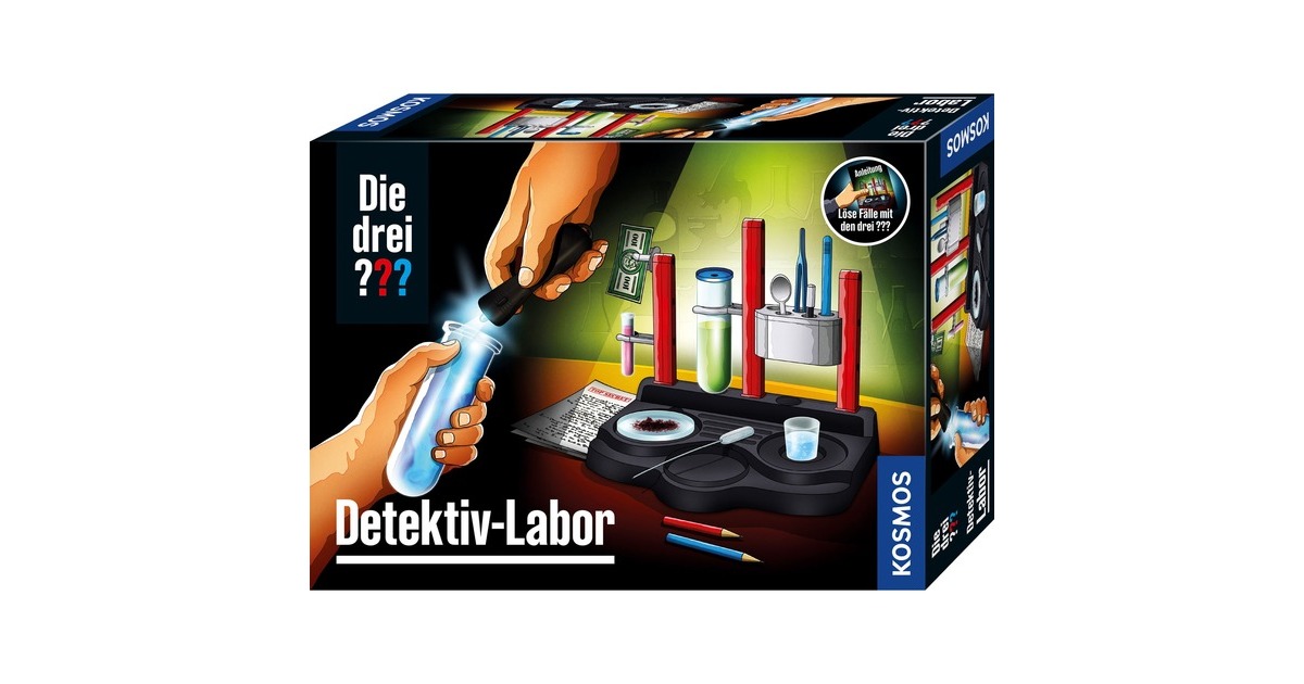 KOSMOS Die drei ??? Detektiv-Labor, Detektiv-Sets