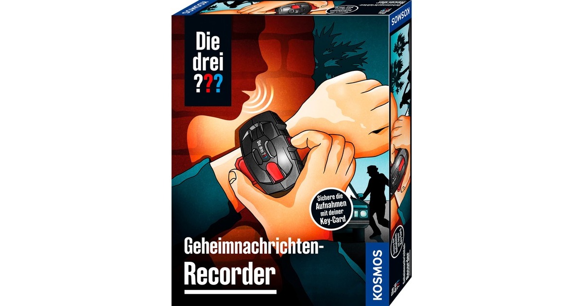 KOSMOS Die drei ??? Geheimnachrichten-Recorder, Detektiv-Sets