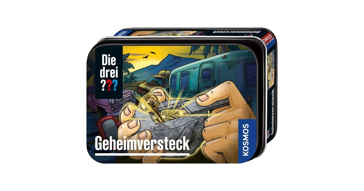 KOSMOS Die drei ??? Geheimversteck, Detektiv-Sets(Metalldose)