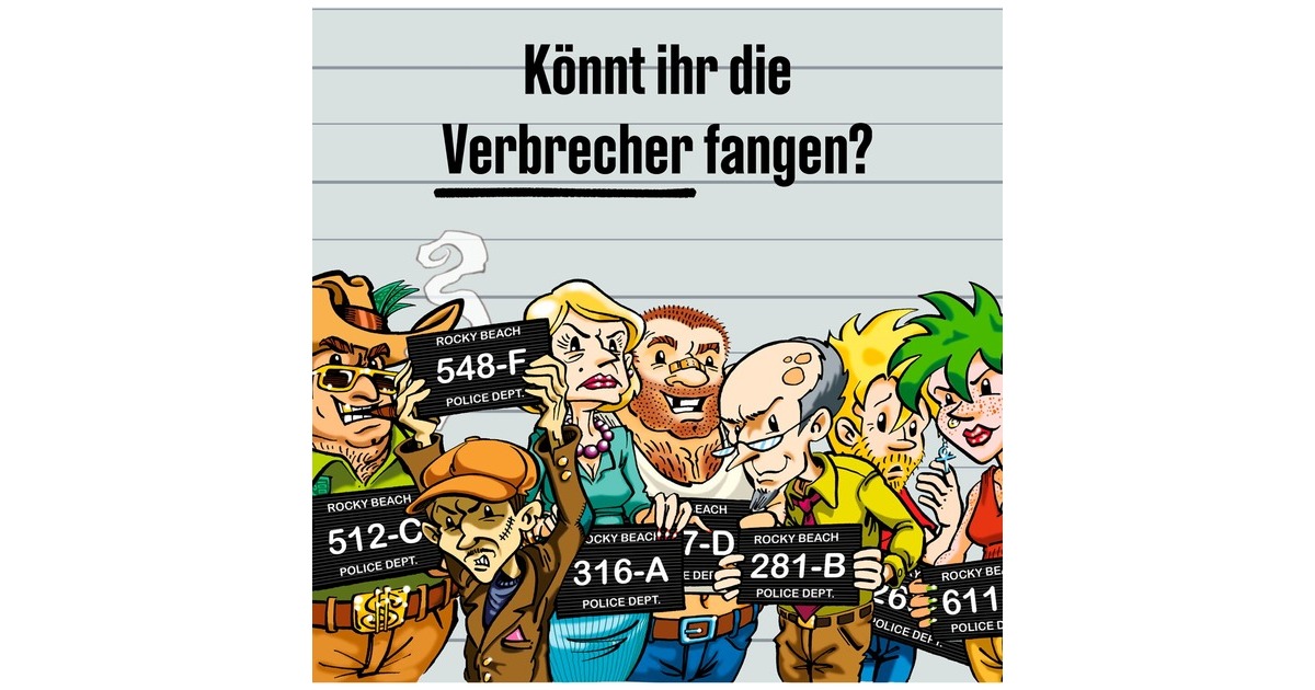 KOSMOS Die drei ??? Kids - Auf Verbrecherjagd, Kartenspiel